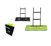 Kangui Tapis de sol universel pour trampoline réversible noir ou vert