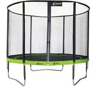 Kangui - Trampoline De Jardin Rond 305 Cm + Filet De Sécurité Punchi Vert 300