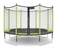 Kangui Trampoline de jardin Jumpi 430 – Ø 430 cm – Filet de sécurité Vert/Noir