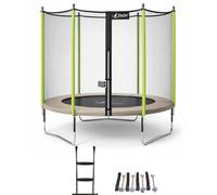 Kangui - Trampoline de jardin JUMPI Zen 300 cm - filet de sécurité, échelle, kit JUMPI
