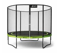 Kangui - Trampoline De Jardin Rond 305 Cm + Filet De Sécurité Punchi Vert 300