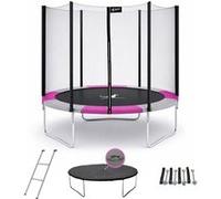 Kangui Trampoline rond RALLI 300 Ø300 cm avec filet, échelle, bâche et kit d'ancrage