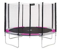 Trampoline rond Ø360cm avec filet de sécurité - RALLI 360 - Rose