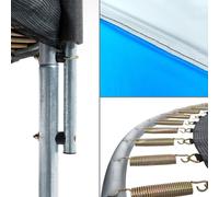 Kangui - Trampoline Rond ?430cm Avec Filet, ?Chelle Et B?Che De Protection - Ralli 430