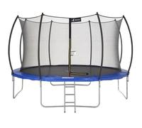Kangui - Trampoline rond Ø430cm avec filet de sécurité et échelle - Bleu - FPR 430