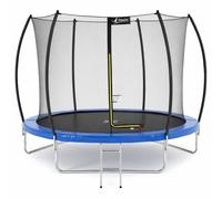 Kangui - Trampoline Rond avec Filet de sécurité intérieur | Bleu | Ø180 - Ø250 - Ø300 - Ø430cm | FPR