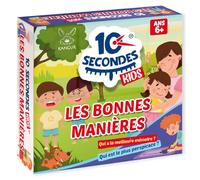 KANGUR 10 Secondes Kids Les Bonnes Manières Jeu De Cartes Éducatif pour Enfants Mémoire Observation 48 Cartes Quiz Dès 6 Ans Jeu Rapide Compétences Sociales Jeu Compact À Emporter