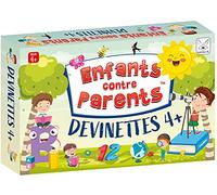 KANGUR Devinettes 4+ Jeu Éducatif de Plateau Quiz pour Enfants et Adultes Jeu de Cartes pour la Famille avec 50 Cartes 100 Devinettes Jeux de Société Enfants Contre Parents