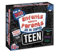 KANGUR Enfants Contre Parents Jeu du Chapeau Teen - Jeu de Cartes Famille et Ados 10+ - Amusant Rapide Soirée Famille et Amis - 54 Cartes et Plus de 200 Expressions
