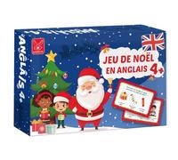 KANGUR Jeu de Noël en Anglais pour Enfants dès 4 Ans - Jeu De Cartes Éducatif et Ludique avec 54 Cartes et 108 Devinettes - Idée Cadeau pour Apprendre L’Anglais en S’Amusant