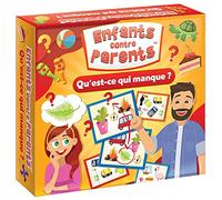 KANGUR Qu'est-ce Qui Manque? Enfants Contre Parents Jeu de Société de Mémoire dès 5 Ans Jeu de Cartes de Réflexion pour Enfants et Adultes