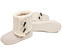 Kanguru Baboosh Tahoe, Chaussons, Pantoufles Homme, Mules Femme, Semelles en Mousse à mémoire de Forme, Polyester, Blanc, 40,5/41,5, Small/Medium