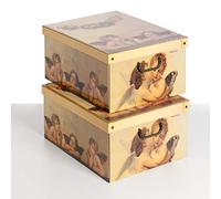 Kanguru Boîte en carton, Amorini /Petits Anges, Large, 50x40xh25 cm