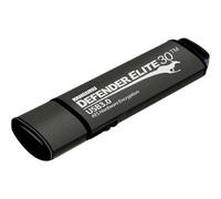 Kanguru Encrypted Defender Elite30 - Clé USB - chiffré - 64 Go - USB 3.2 Gen 1 - noir - Conformité TAA