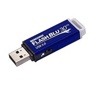Kanguru FlashBlu30 - Clé USB de 64 Go - Commutateur de protection physique en écriture - USB 3.0 Super rapide
