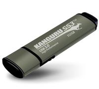 Kanguru SS3 Clé USB avec Protection contre l’écriture Non-Crypté 32 Go USB 3.0 Marron