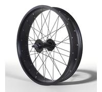 KANGXYSQ 20/24/26 Pouces X 4 Pouces Roue Fat Bike Roues De Vélo Freins À Disque Roue Avant Et Arrière Moyeux QR 135/195 Mm 14G X 36H Roues De Vélo Neige for 7-10Vitesses(Front A,24'')