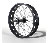 KANGXYSQ 20/24/26 Pouces X 4 Pouces Roue Fat Bike Roues De Vélo Freins À Disque Roue Avant Et Arrière Moyeux QR 135/195 Mm 14G X 36H Roues De Vélo Neige for 7-10Vitesses(Rear,20'')