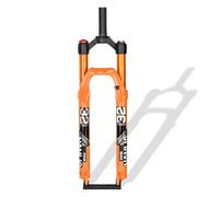 KANGXYSQ 26 27,5 29 Pouces Fourche À Suspension Pneumatique Débattement De 120 Mm Fourches De Vélo Droites/Coniques De 1-1/8" Frein À Disque QR 9 Mm Fourche Avant De VTT(Straight Manual Lock,29")