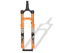 KANGXYSQ 26 27,5 29 Pouces Fourche À Suspension Pneumatique Débattement De 120 Mm Fourches De Vélo Droites/Coniques De 1-1/8" Frein À Disque QR 9 Mm Fourche Avant De VTT(Tapered Remote Lock,27.5")