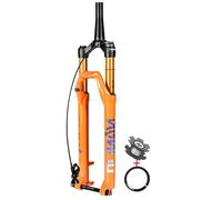 KANGXYSQ 26/27,5/29 Pouces Vélo De Montagne Fourche Air Suspension VTT 1-1/2" Conique Course 120 Mm 15 X 100 Mm Axe Traversant Frein À Disque Fourche Avant Manuel/à Distance(Tapered-Remote,29")