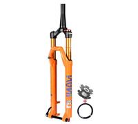 KANGXYSQ 26/27,5/29 Pouces Vélo De Montagne Fourche Air Suspension VTT 1-1/2" Conique Course 120 Mm 15 X 100 Mm Axe Traversant Frein À Disque Fourche Avant Manuel/à Distance(Tapered-Manual,27.5")