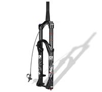 KANGXYSQ 26/27,5/29 Pouces Vélo De Montagne Fourche Air Suspension VTT 1-1/2" Conique Course 160 Mm 15 X 100 Mm Axe Traversant Frein À Disque Fourche Avant Manuel/à Distance(Tapered-Remote,27.5")