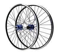 KANGXYSQ 26 27.5 29 Pouces Vélo De Montagne Jante Disque/V Frein Avant 2 Arrière 4 Roulements 32 Trous HG Roues 7-12 Vitesses Cassette À Dégagement Rapide 2200g(Blue,27.5inch)