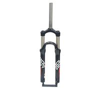 KANGXYSQ 26 "27.5" 29 "VTT Fourche à Suspension Vélo 1-1/8" Voyage 110mm Système Mécanique Alliage D'aluminium - Noir & Blanc (Color : Schwarz, Size : 27.5INCH)