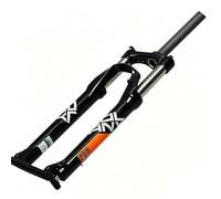 KANGXYSQ 26/27,5/29" VTT Fourche amortie Voyage 105 mm Vélo Alliage Aluminium Fourches 1-1/8" Tube droit QR 9 mm Frein à disque Noir Orange 27,5 pouces