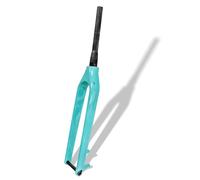 KANGXYSQ 29" Carbone Fourche Rigide VTT Boost 1-1/2" sans Filetage Tube Conique Fourches Avant Frein À Disque 15 X 110 Mm Axe Traversant Fourche Avant Rigide(Green)