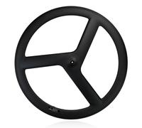 KANGXYSQ 700C Fibre De Carbone Pignon Fixe Paire De Roues QR Avant Arrière 100/120 Mm Roues 3/24H Roulements Moyeux Piste De Course Vélo Jeu De Roues 14G Rayons for 17T Vitesse Unique(Rear＋Front)