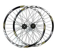 KANGXYSQ Double Mur 2 27,5 29 29 Vélos De Vélo VTT Remetteur Rapide/Thru D'essieu Dual Bicycle Bicycle Roue Avant Frein À Disque 7 8 9 10 11S HUB(Black Hub Gold,29inch)