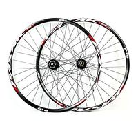 KANGXYSQ Double Mur 2 27,5 29 29 Vélos De Vélo VTT Remetteur Rapide/Thru D'essieu Dual Bicycle Bicycle Roue Avant Frein À Disque 7 8 9 10 11S HUB(Black Hub Red,29inch)