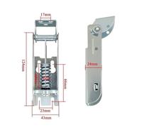 KANGYEBAIHUODIAN Charnière à ressort for porte de congélateur, charnière horizontale for couvercle supérieur de réfrigérateur/congélateur, compatible avec les accessoires de réfrigération(01A,2pcs)