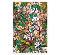 KANGYEBAIHUODIAN Film de confidentialité adapté aux fenêtres, autocollant décoratif en verre 3D, vinyle de fenêtre bloquant les UV du soleil, autocollants for vitraux, autocollant statique non adhésif