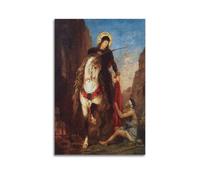 KANGZENG Gustave Moreau Painter Works (Saint Martin) Art Poster Impression sur toile Décoration d'intérieur 40 x 60 cm