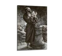 KANGZENG Impression sur toile James Tissot Œuvres de peintre (Jésus en prison) - 40 x 60 cm