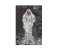 KANGZENG Impression sur toile James Tissot Œuvres de peintre (Jésus marchant sur la mer) - 50 x 75 cm