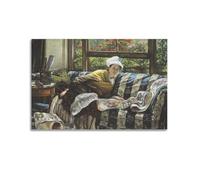 KANGZENG Impression sur toile James Tissot Œuvres de peintre (rouleau japonais) - 50 x 75 cm