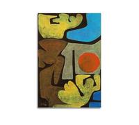 KANGZENG Impression sur toile Paul Klee Œuvres du peintre (parc des idoles) - Décoration murale pour chambre à coucher et salon - 30 x 45 cm