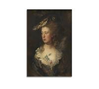 KANGZENG Impression sur toile Thomas Gainsborough Painter Works (Gainsborough`s Daughter Mary) Décoration murale pour salon 30 x 45 cm