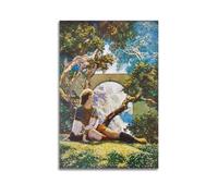 KANGZENG Maxfield Affiche d'art sur toile décorative Motif parrish Painter Works (The Knave of Hearts 2) 30 x 45 cm