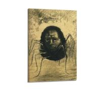 KANGZENG Odilon Redon Painter Works (The Crying Spider) Impression sur toile Décoration murale d'intérieur moderne 50 x 75 cm