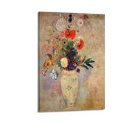 KANGZENG Odilon Redon Peintre Œuvres (étude des fleurs) Art mural Impression photo Peinture Décoration d'intérieur 50 x 75 cm