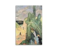 KANGZENG Paul Gauguin Painter Works (The Green Christ) Impression sur toile murale moderne pour chambre à coucher 50 x 75 cm