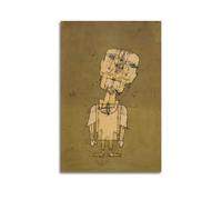 KANGZENG Paul Klee Painter Works (Ghost of A Genius) Impression sur toile Décoration d'intérieur Chambre à coucher Décoration moderne 30 x 45 cm