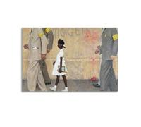 KANGZENG Poster Norman Rockwell Painter Works (The Problem We All Live With) - Impression d'art murale - Peinture à suspendre - Décoration de chambre à coucher - 40 x 60 cm