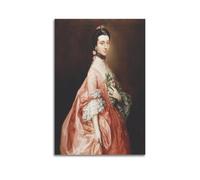 KANGZENG Poster Thomas Gainsborough Painter Works (Mary Little) - Art mural - Décoration d'intérieur - 60 x 90 cm