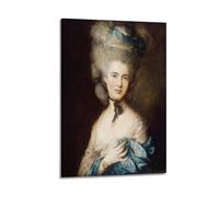 KANGZENG Thomas Gainsborough Painter Works - Poster décoratif à suspendre - Décoration d'intérieur - 40 x 60 cm